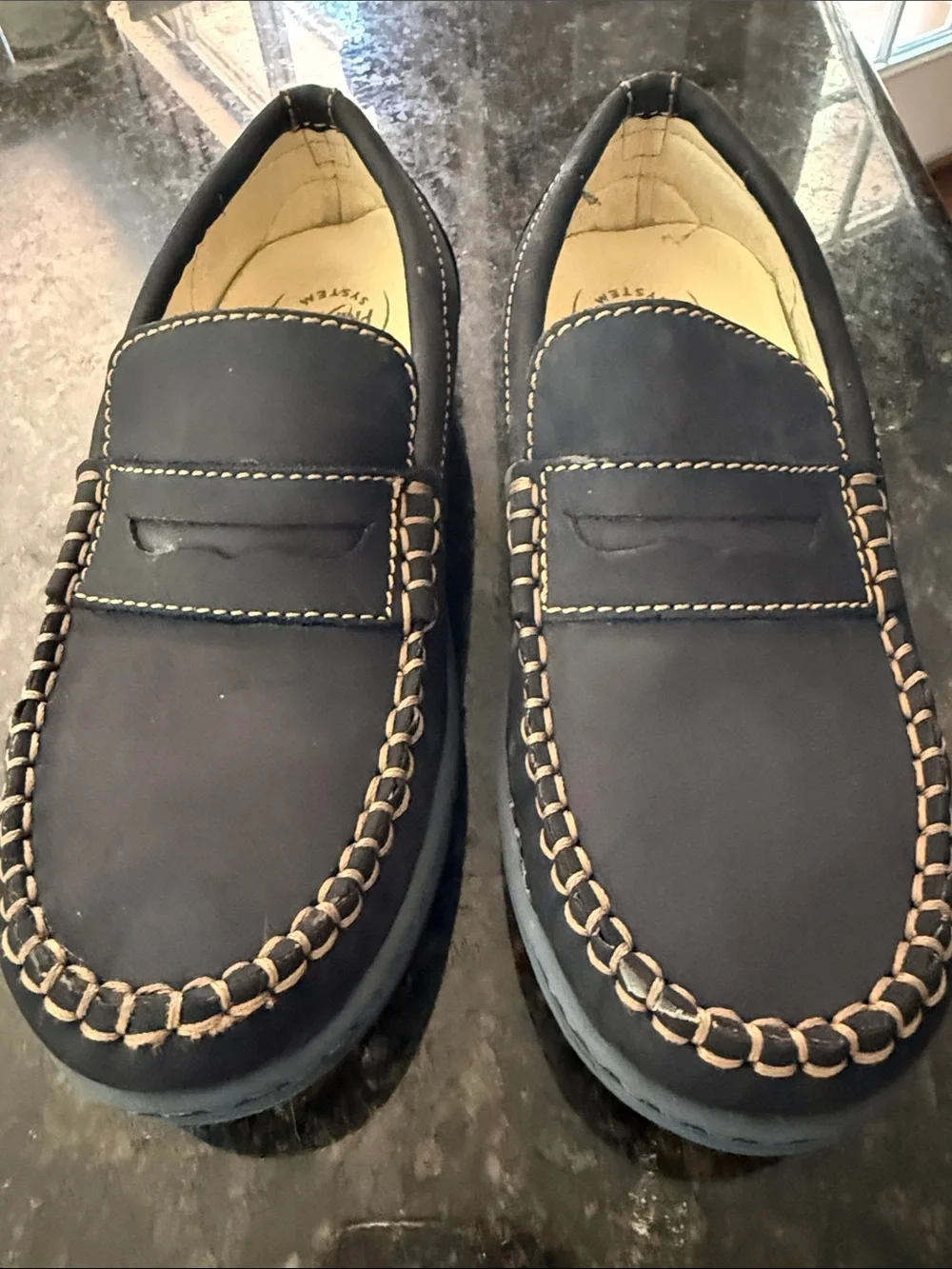 Primigi Blue Leather Loafers